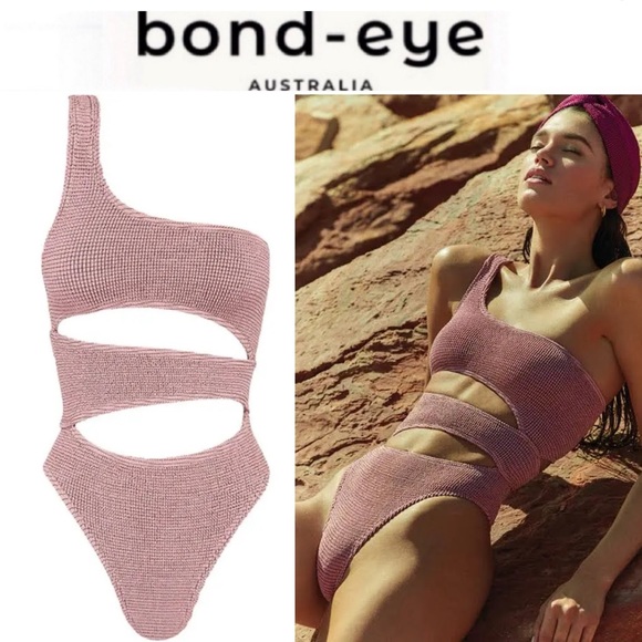 bond-eye Other - Bond-Eye Rico One-Piece Swimsuit in Blush Lurex OS NWT